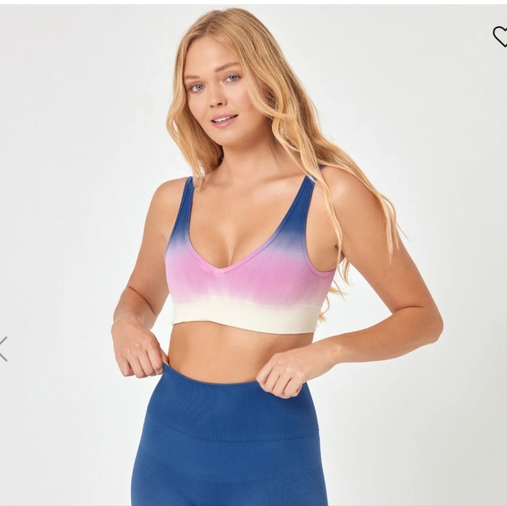 NWOT LSpace Ombre Sports Bra